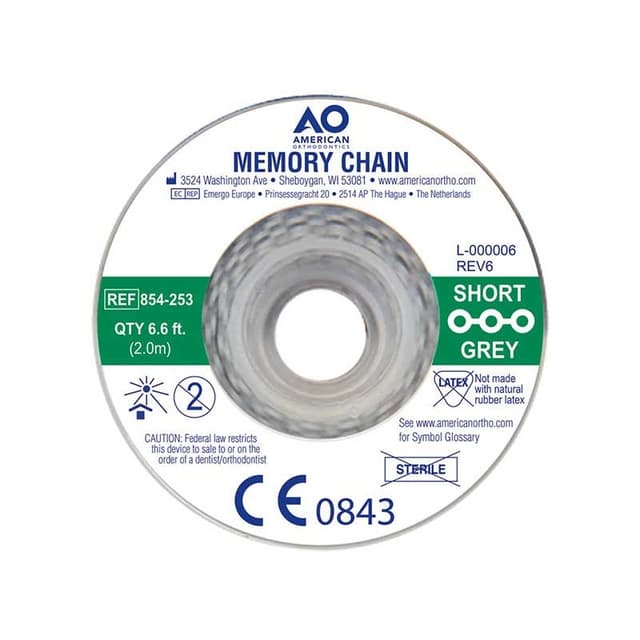Chainettes à mémoire — American Orthodontics